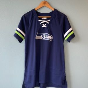 Seahawks Jersey Style Shirt